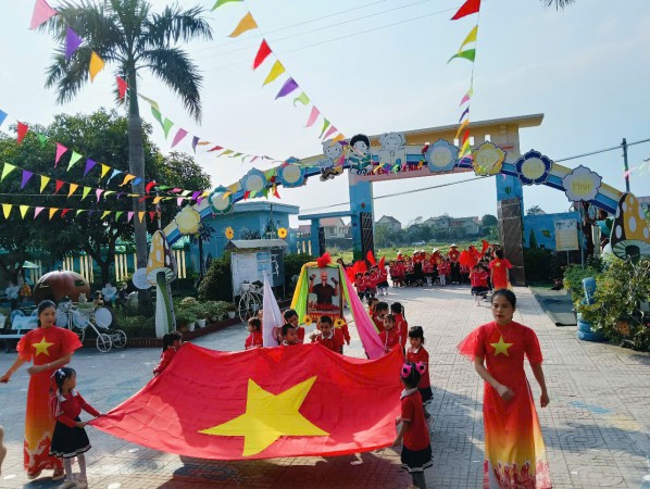 Giao lưu ngày hội Thể thao của bé năm học 2024-2025